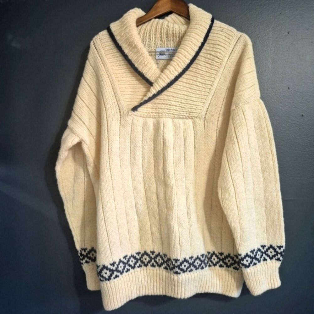 Yarn Point Crafts Boutique Eastern Canadian Made Chunky Wool Sweater